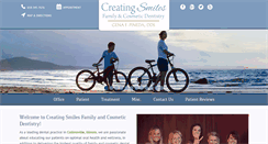 Desktop Screenshot of creatingsmilesfamilydentistry.com